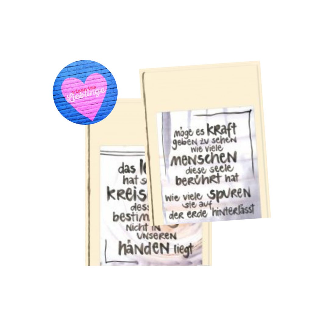 Auch Worte zum Tod viaMag Die andere Seite lebendig Karten edited