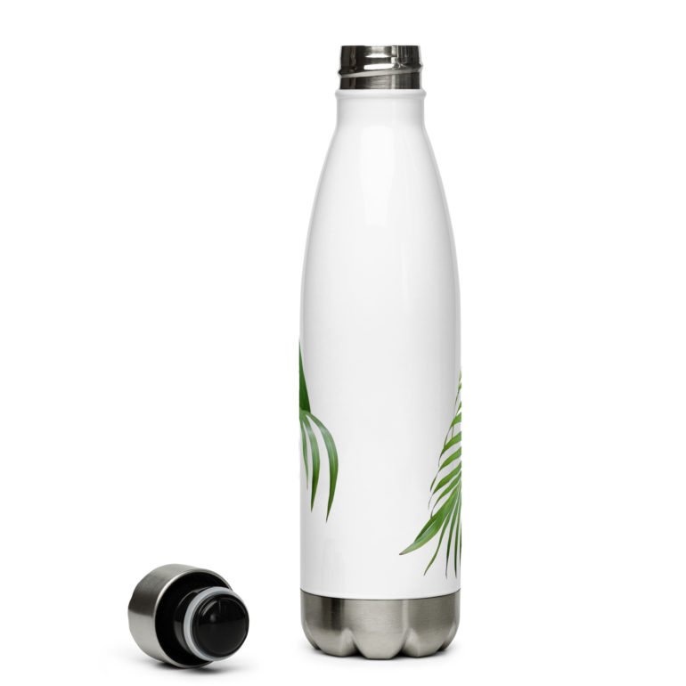 stainless steel water bottle white 17oz back 6425780b22e1e
