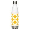 stainless steel water bottle white 17oz front 6424412ed82db