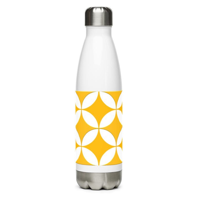 stainless steel water bottle white 17oz front 6424412ed82db