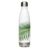 stainless steel water bottle white 17oz front 6425780b22118