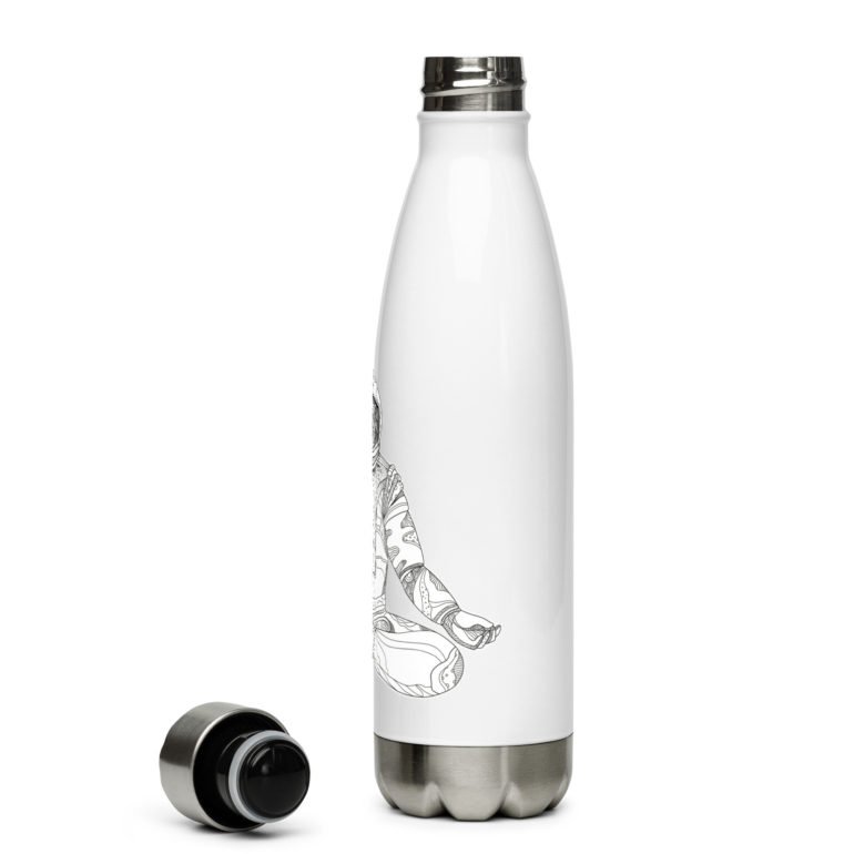 stainless steel water bottle white 17oz left 64255a19c3ab2