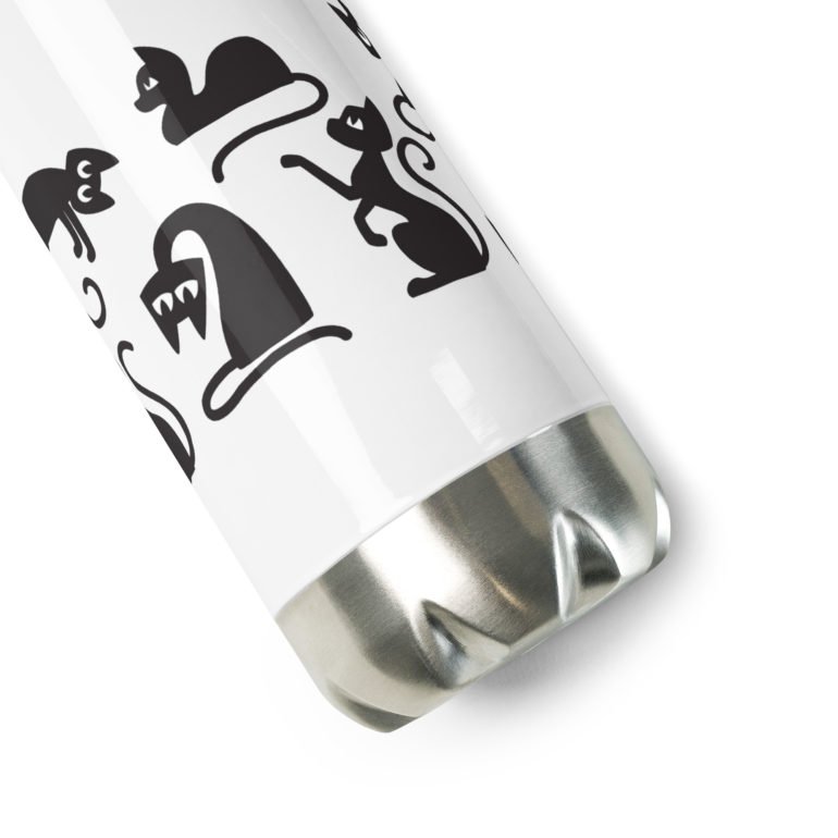 stainless steel water bottle white 17oz product details 6424454c4caca