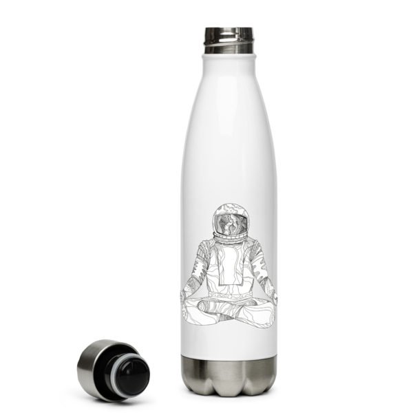 stainless steel water bottle white 17oz front 647de279b377a