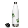 stainless steel water bottle white 17oz front 647de60407cac