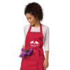 organic cotton apron red front 2 650be2e510c44