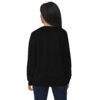 unisex organic sweatshirt black back 650ec23a20099