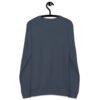 unisex organic sweatshirt french navy back 650ec1402c01b