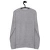 unisex organic sweatshirt grey melange back 650ec1402d5fa